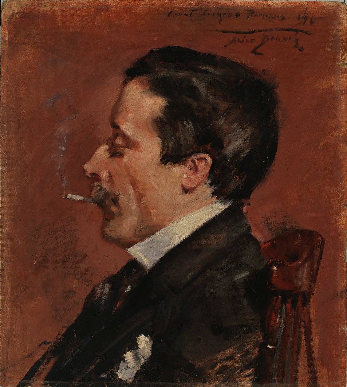 Muž s cigaretou od Alice Pike Barney