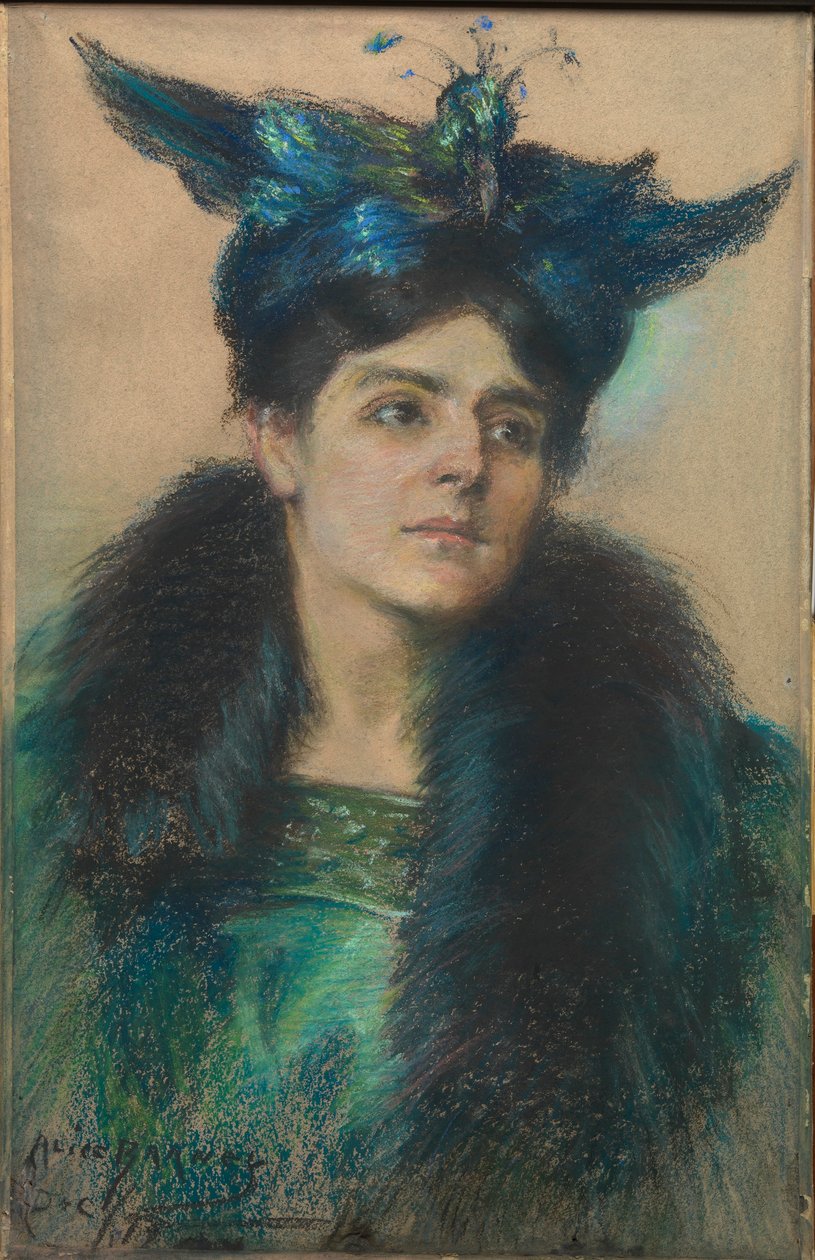 Marianne s kloboukem od Alice Pike Barney