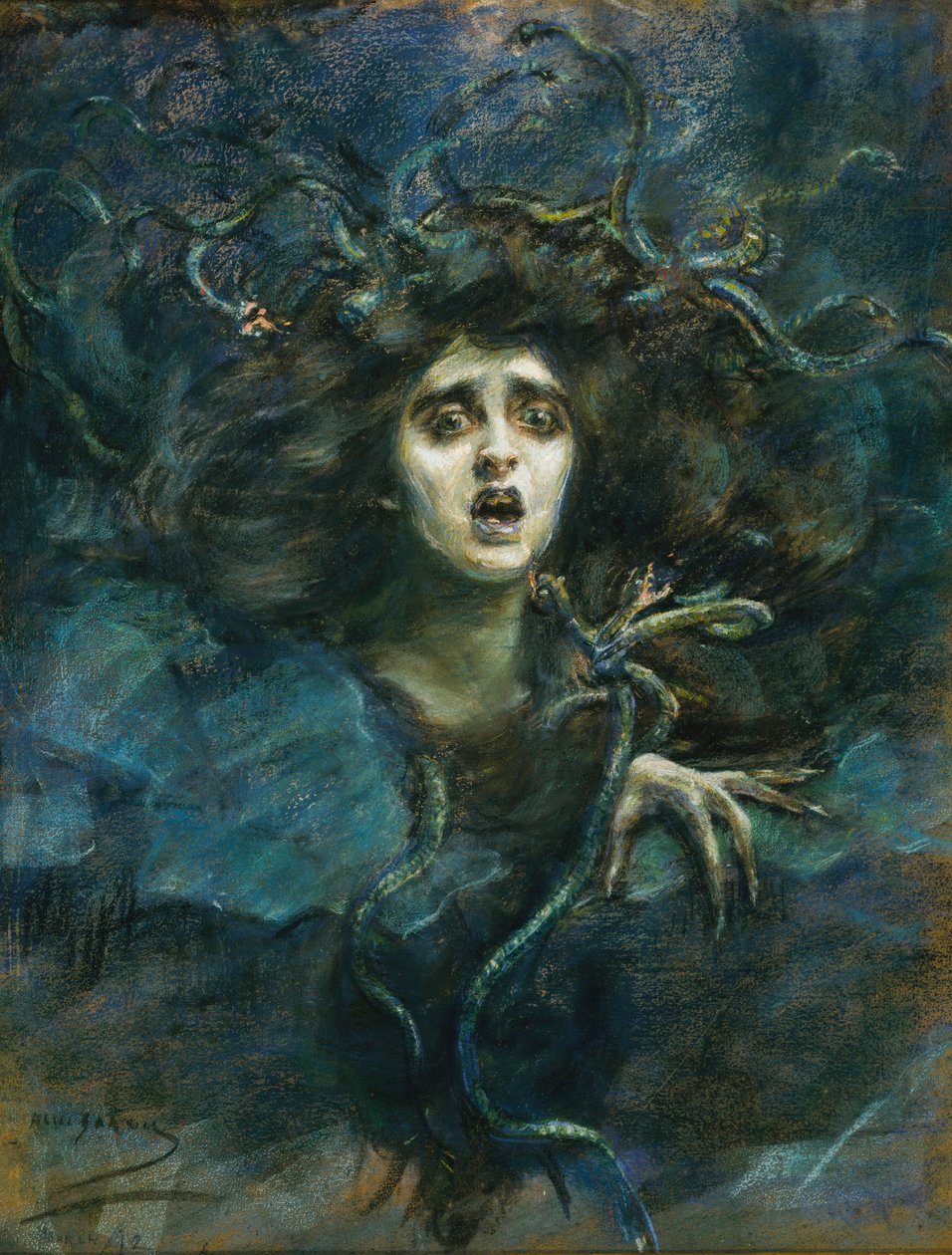 Medusa (Laura Dreyfus Barney) od Alice Pike Barney