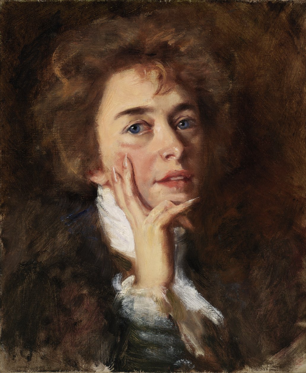 Autoportrét s Jabotem, 1896. od Alice Pike Barney