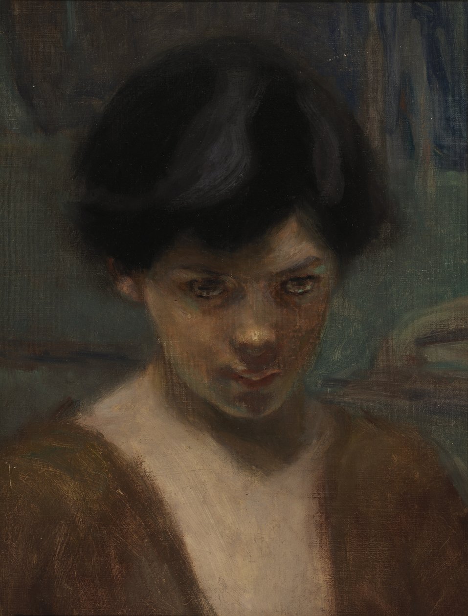 Studijní hlava chlapce. od Alice Pike Barney