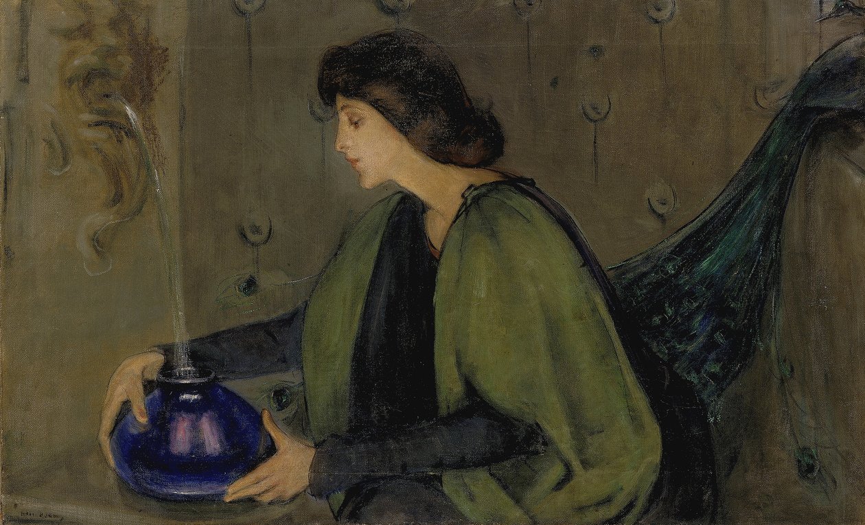 Žena a páv od Alice Pike Barney