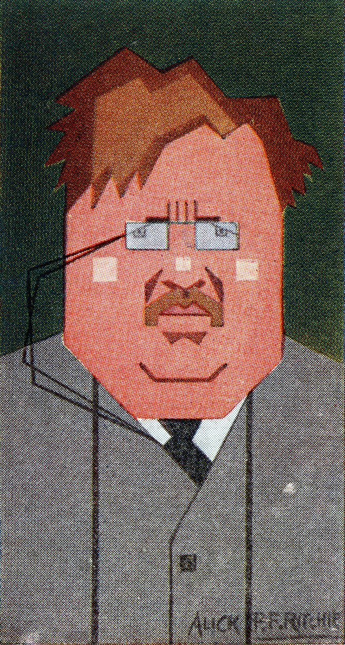 G. K. Chesterton, 1926 od Alick P. F. Ritchie