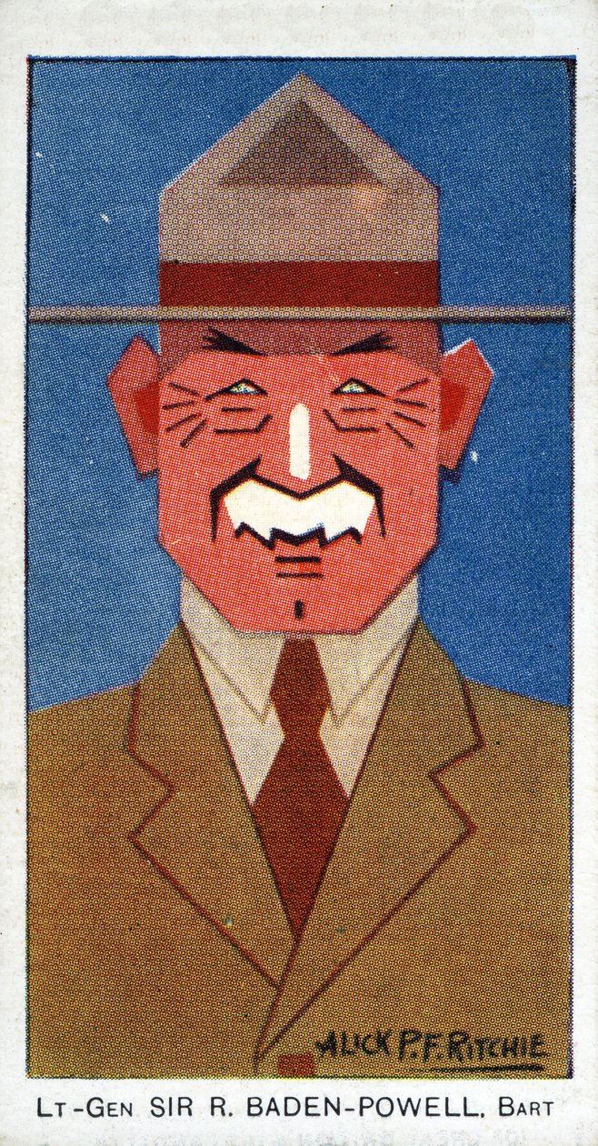 Genpor. Sir R. Baden-Powell, 1926 od Alick P. F. Ritchie