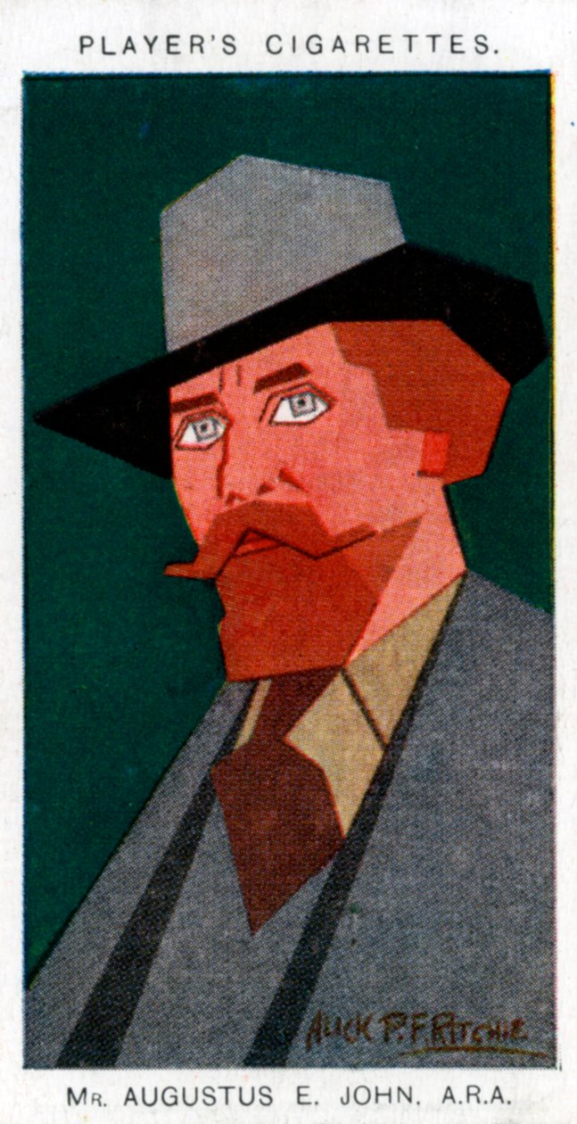 Augustus John , britský malíř, 1926. od Alick P. F. Ritchie