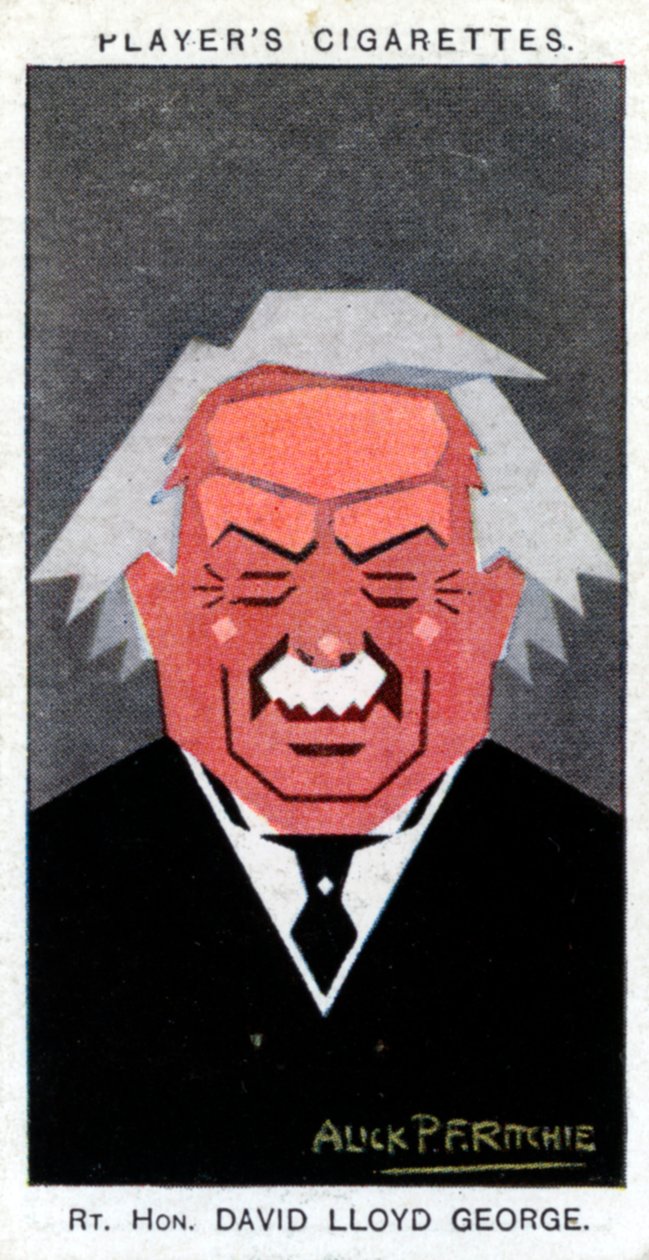 David Lloyd George, 1. hrabě Lloyd-George, britský premiér, 1926. od Alick P. F. Ritchie