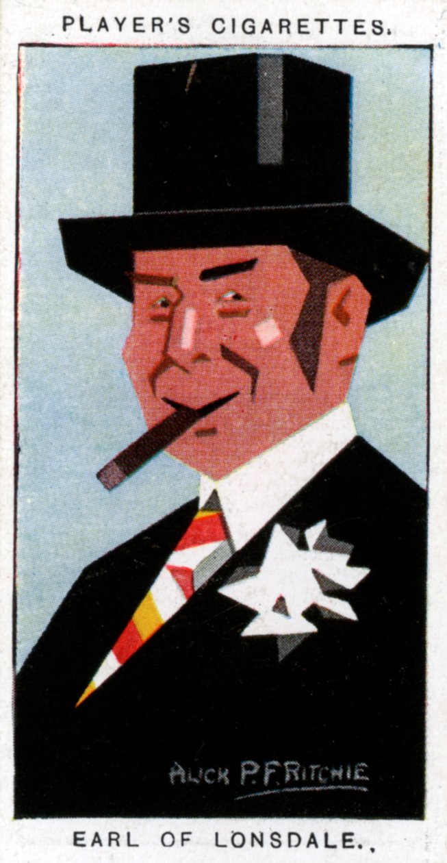 Hugh Cecil Lowther, 5. hrabě z Lonsdale, britský sportovec, 1926. od Alick P. F. Ritchie