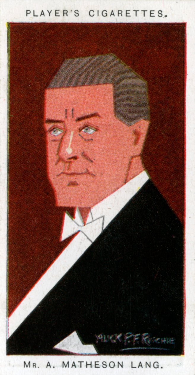 Matheson Lang , kanadský herec, manažer a dramatik, 1926 od Alick P. F. Ritchie