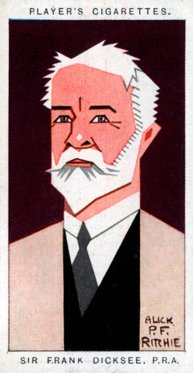 Sir Francis Bernard Dicksee , britský malíř, 1926. od Alick P. F. Ritchie