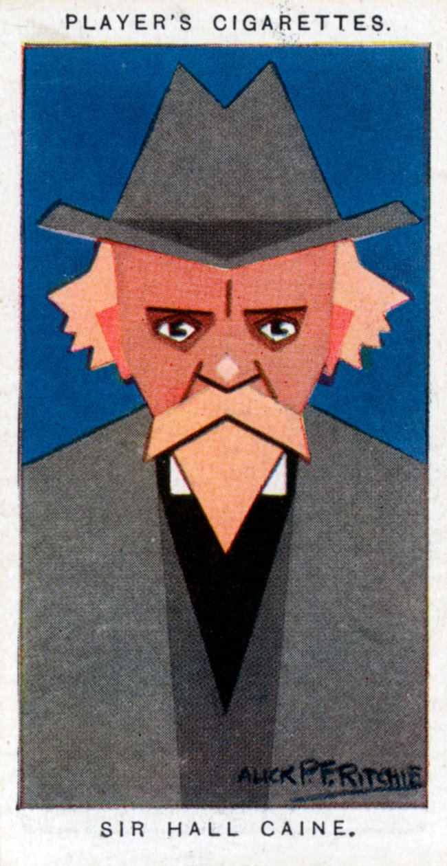 Sir Hall Caine , britský romanopisec, 1926 od Alick P. F. Ritchie