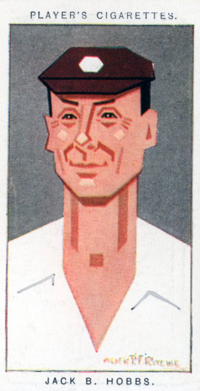 Sir Jack Hobbs , britský hráč kriketu, 1926 od Alick P. F. Ritchie