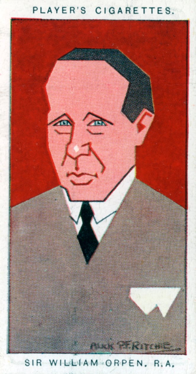Sir William Orpen , britský malíř, 1926. od Alick P. F. Ritchie