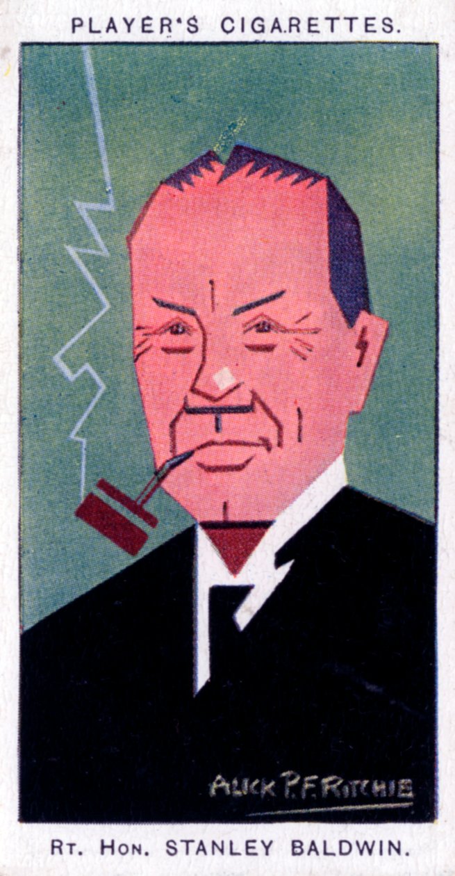 Stanley Baldwin, 1. Earl Baldwin, britský premiér, 1926. od Alick P. F. Ritchie
