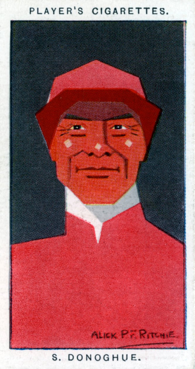 Stephen Donoghue, žokej a trenér, 1926. od Alick P. F. Ritchie