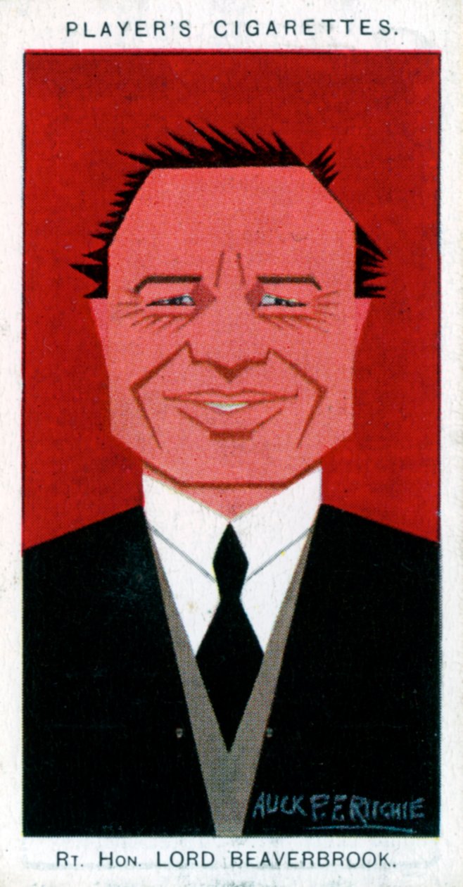 William Maxwell Aitken, 1. baron Beaverbrook, státník a majitel novin, 1926. od Alick P. F. Ritchie