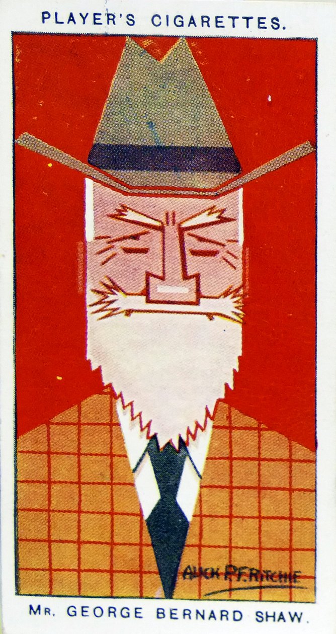 George Bernard Shaw od Alick Penrose Forbes Ritchie