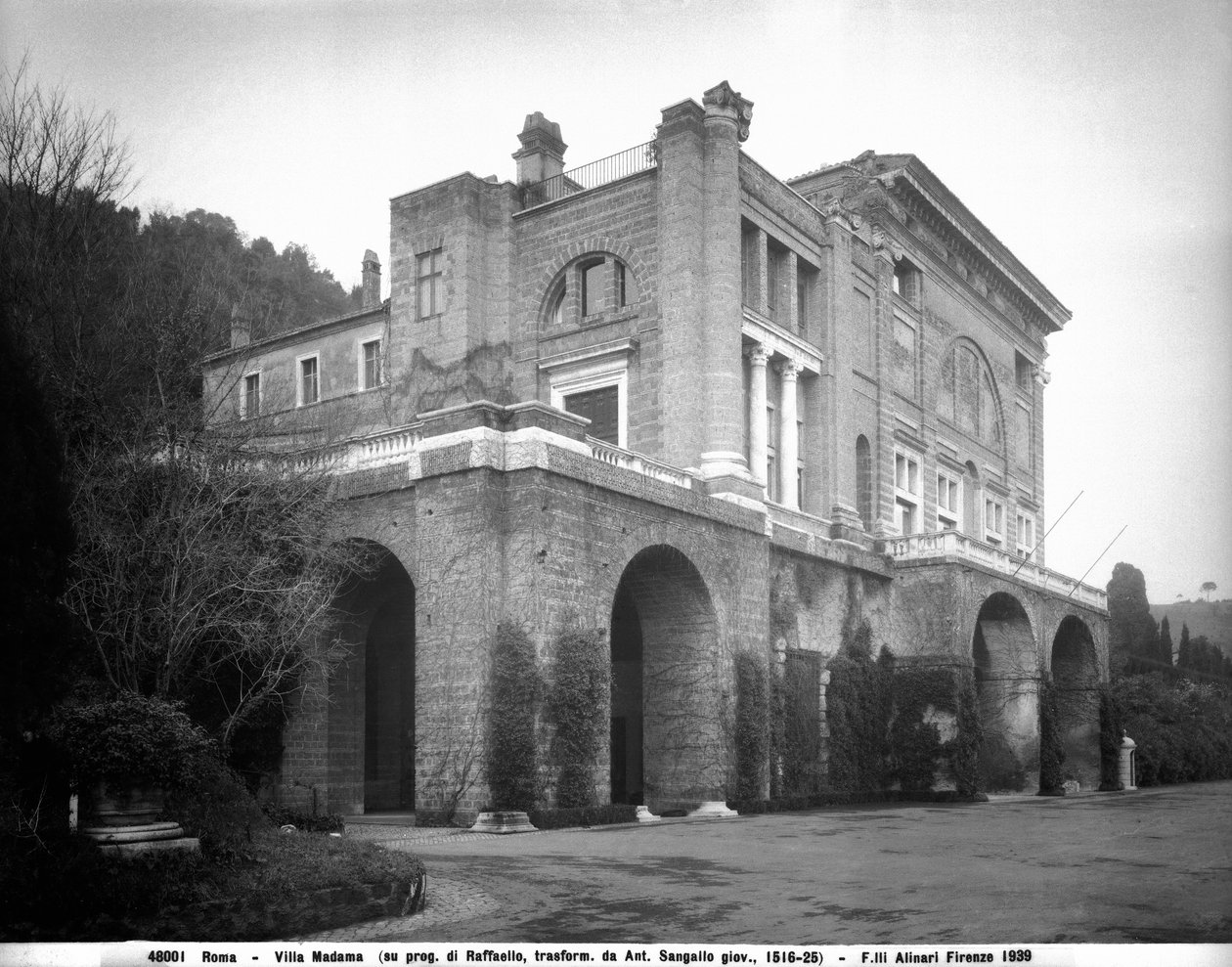 Terasa Villa Madama, Řím od Fratelli Alinari