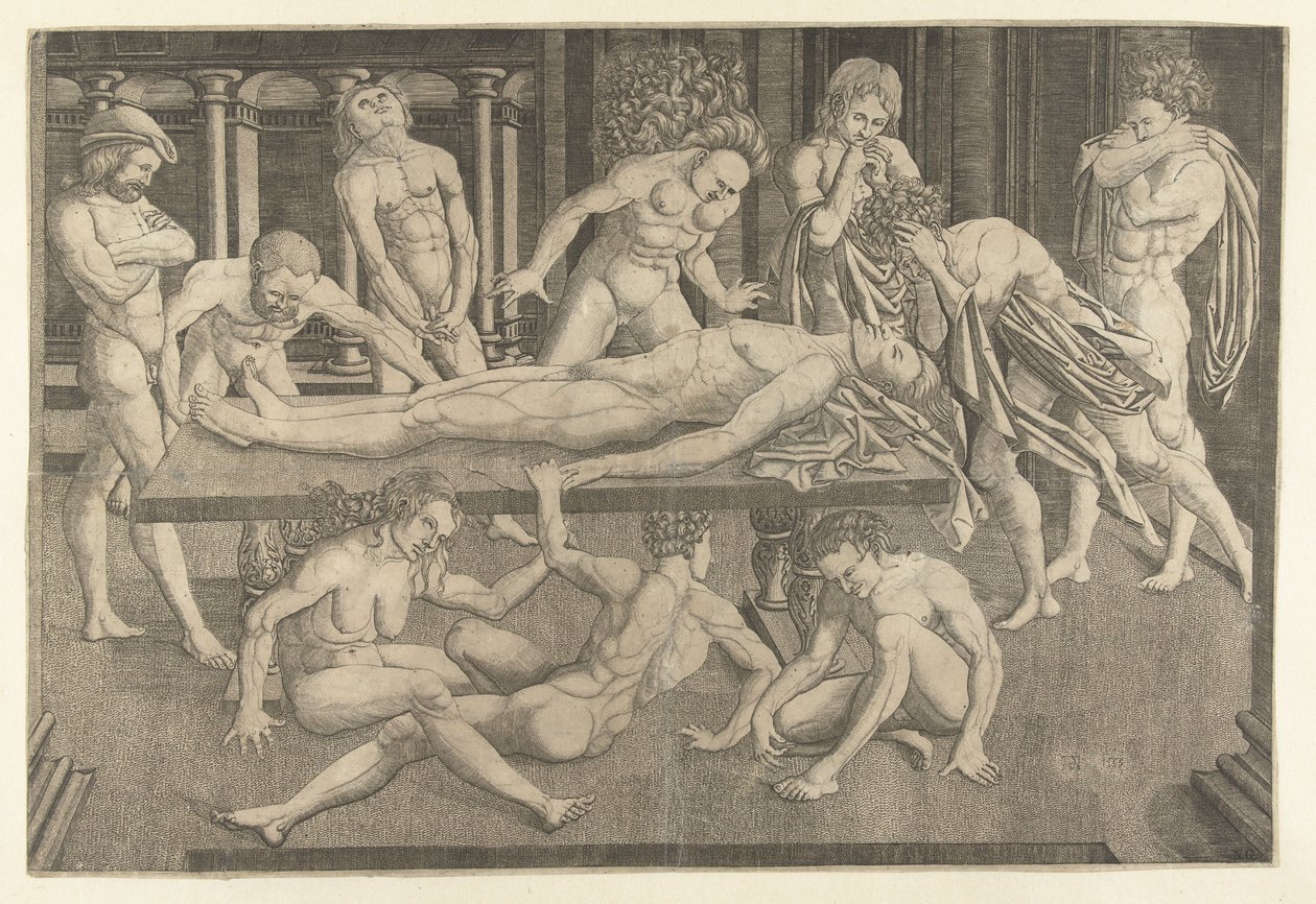 De beining van guttmelta de narni od Allaert Claesz. (attributed to)