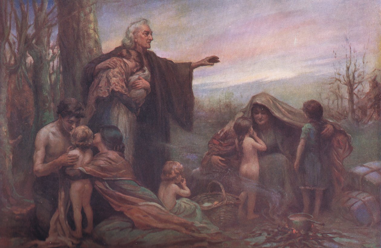 The bond of brotherhood, Bibbys Annual, 1916-17 od Allan Douglas after Davidson