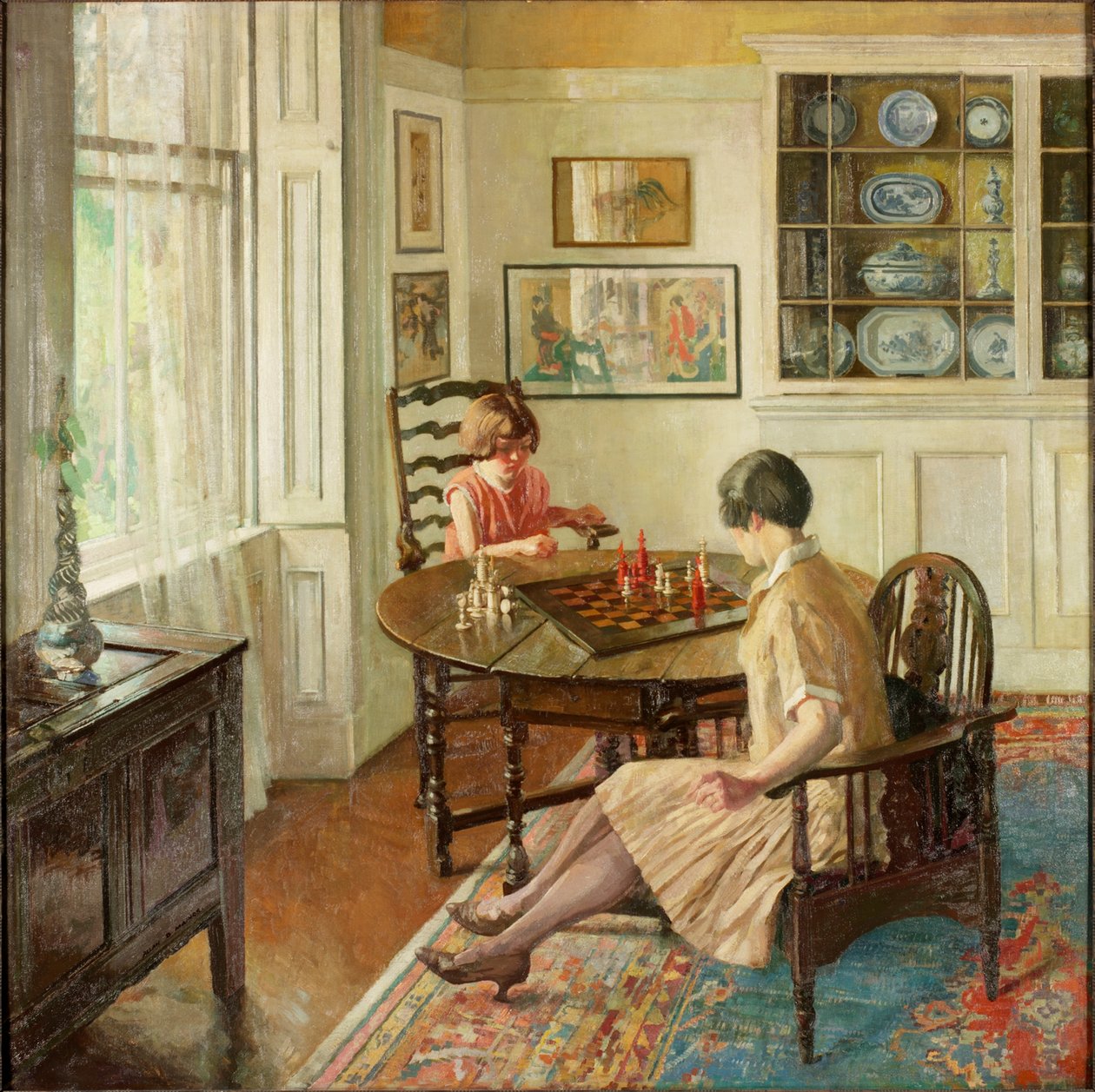 Lekce šachu, 1931-c.1933 od Allan Douglass Mainds