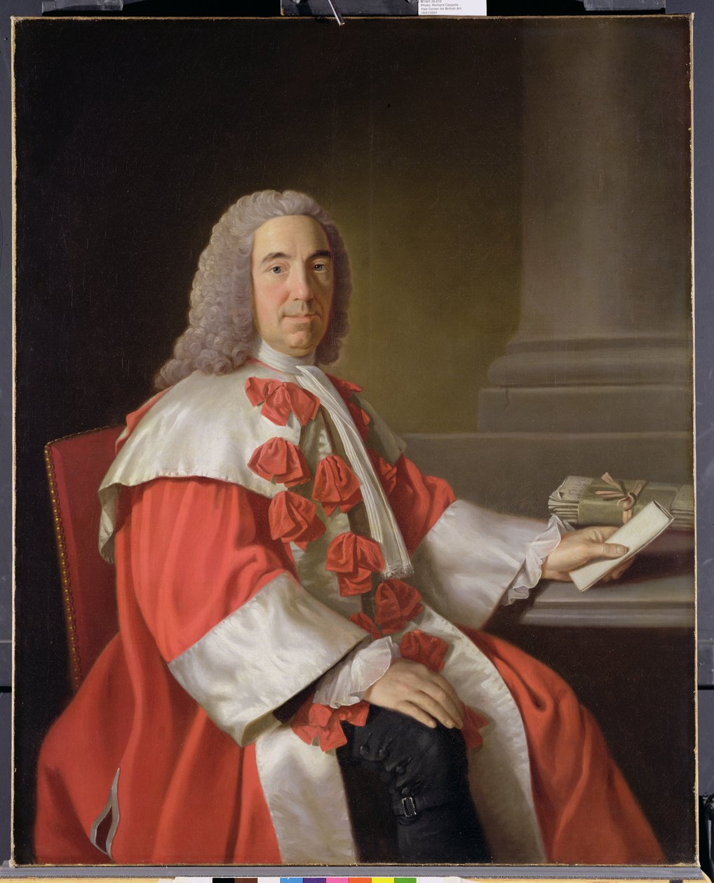 Alexander Boswell, lord Auchinleck, kolem 1754-55 od Allan Ramsay