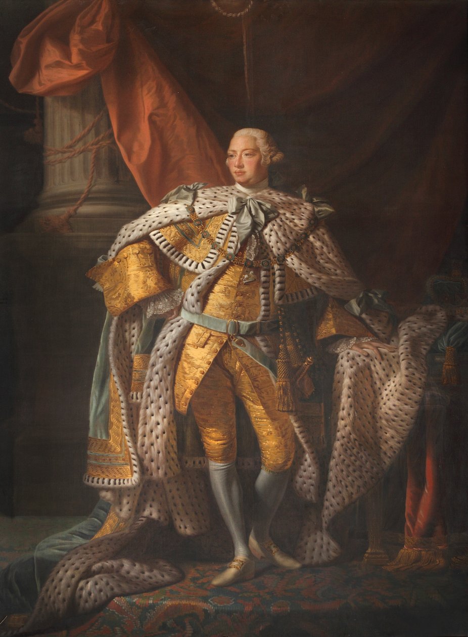 Král Jiří III. od Allan Ramsay