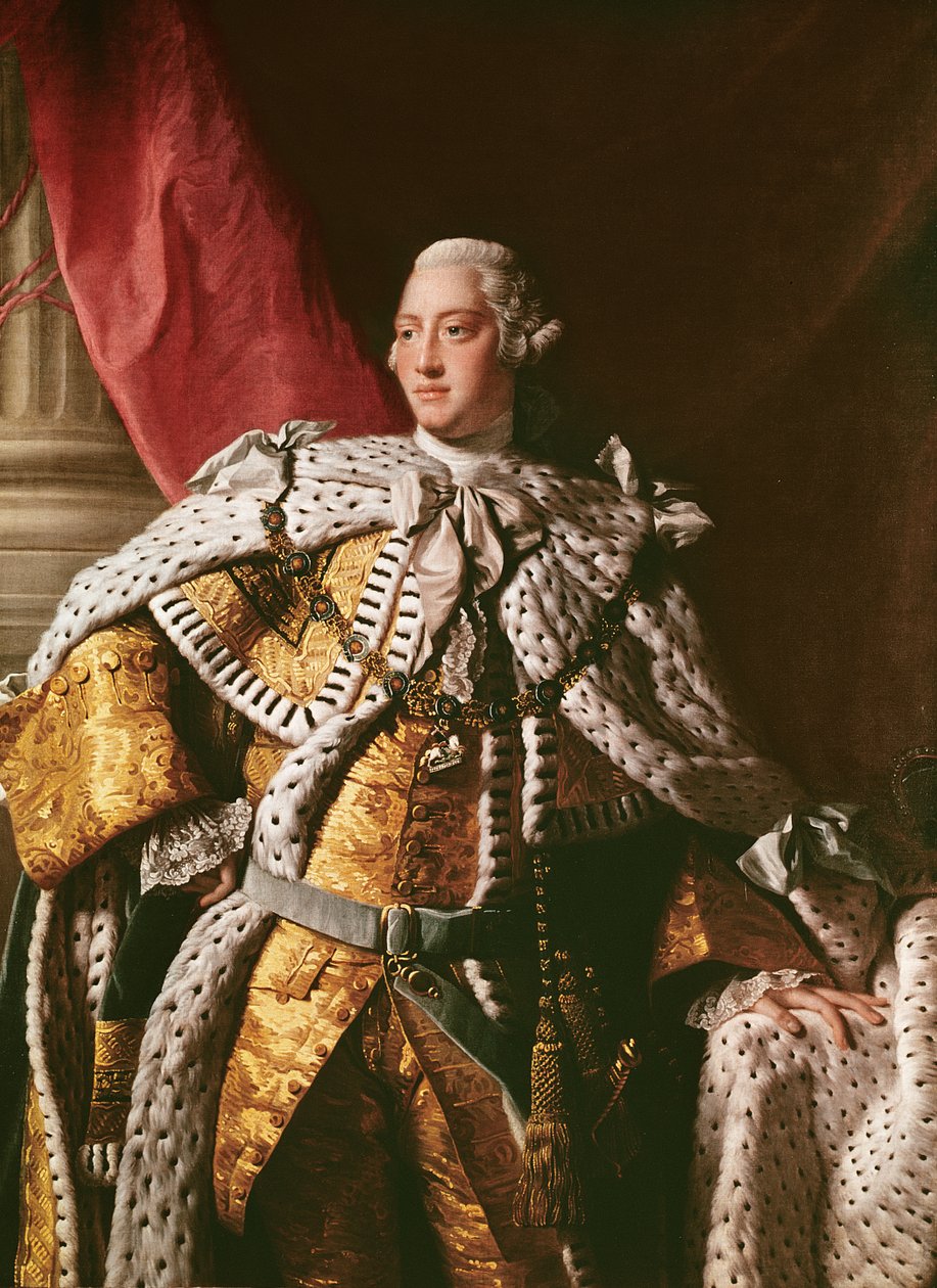 Král Jiří III., kolem 1762-64 od Allan Ramsay