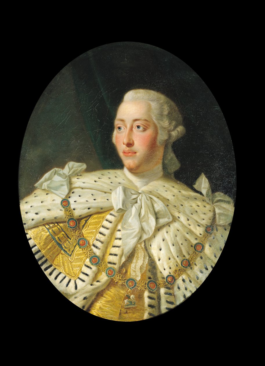 Portrét krále Jiřího III., po roce 1760 od Allan Ramsay