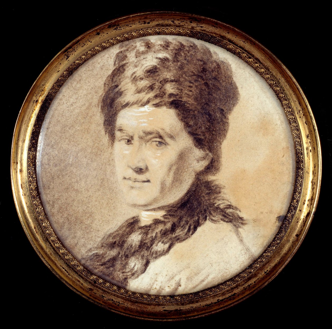 Portrét švýcarského filozofa Jeana Jacquese Rousseaua (1712-1778) v arménském kostýmu Anonymní kresba Allana Ramsaye. Paříž 18. století, Musee Carnavalet od Allan (after) Ramsay