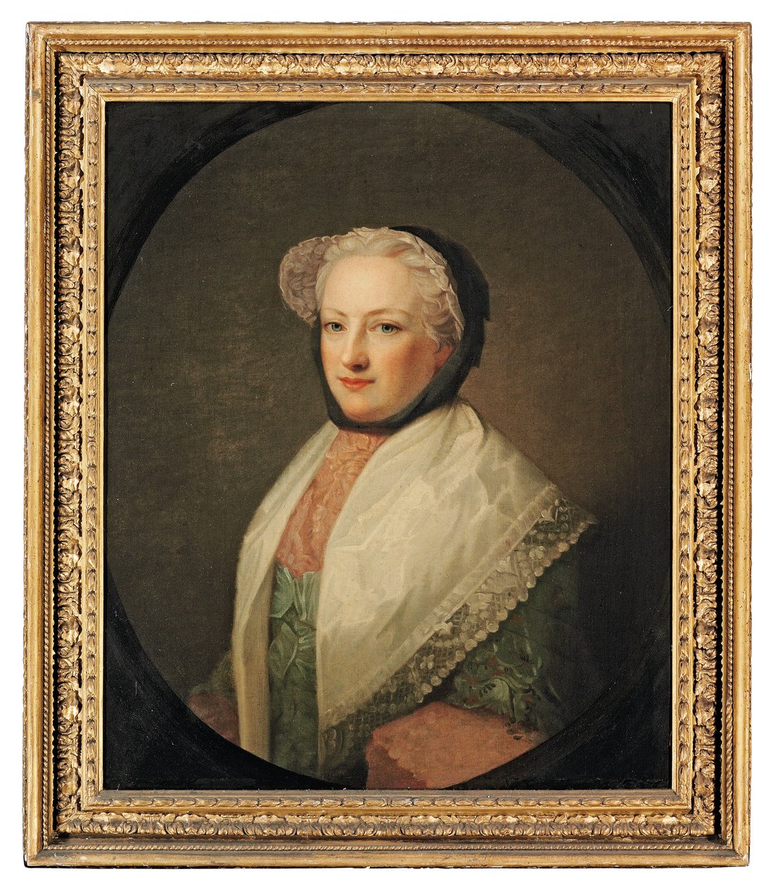 Portrét Anne Drelincourt, Lady Primrose (asi 1709-1775) (olej na plátně) od Allan (follower of) Ramsay