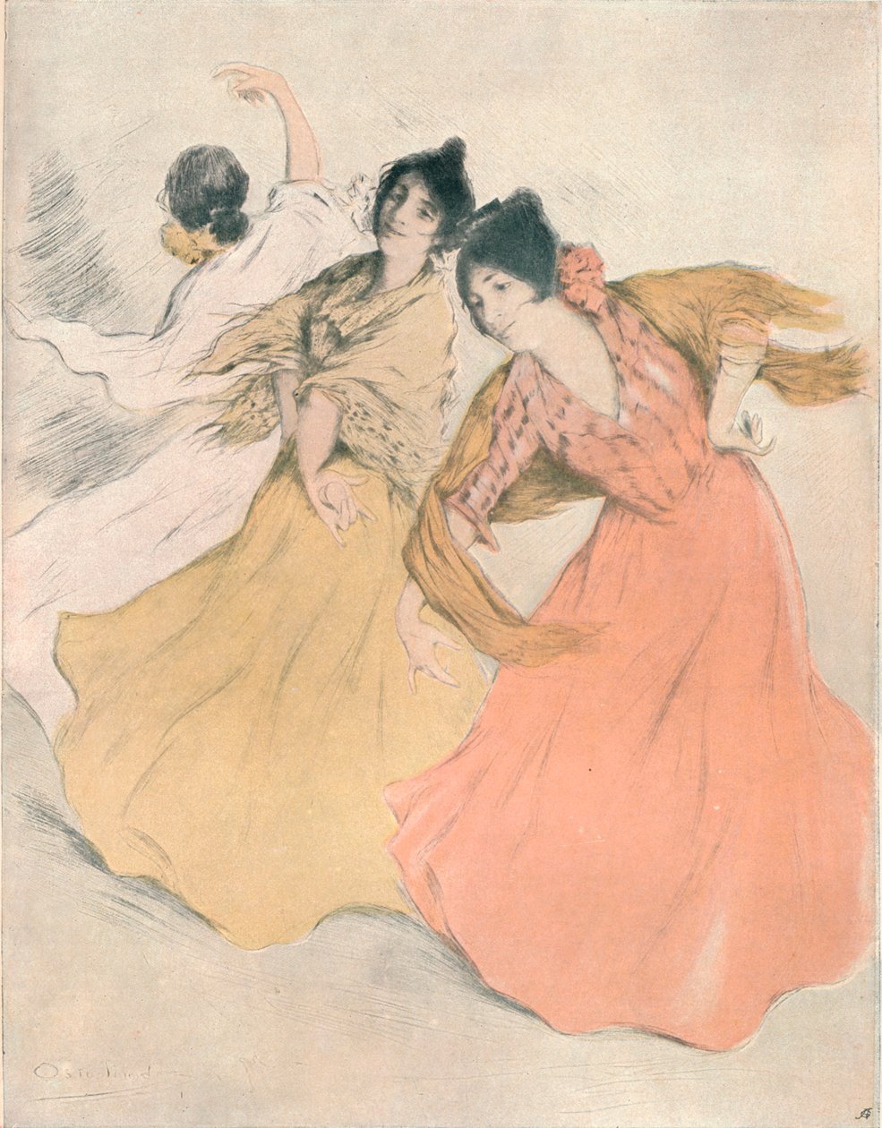 Španělští tanečníci, c1875-1903, 1903 od Allan Osterlind