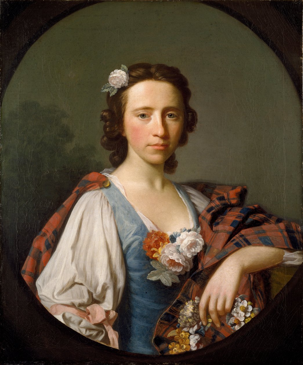Flora MacDonald, 1749 od Allan Ramsay