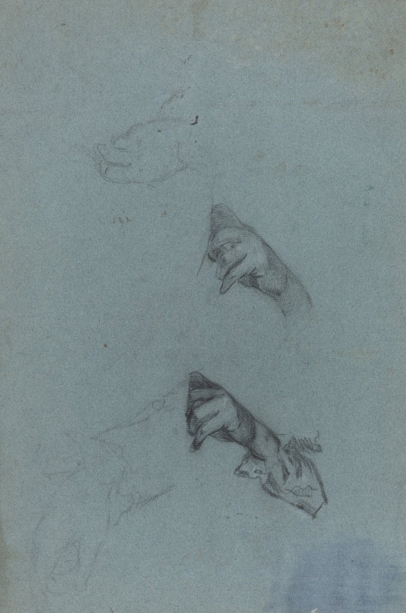 Ruční studie [verso] od Allan Ramsay