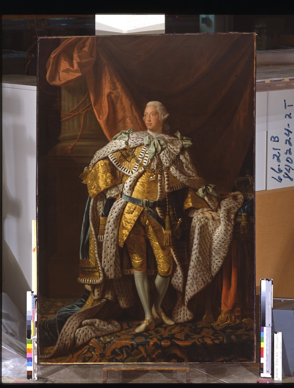 King George III (olej na plátně) od Allan Ramsay