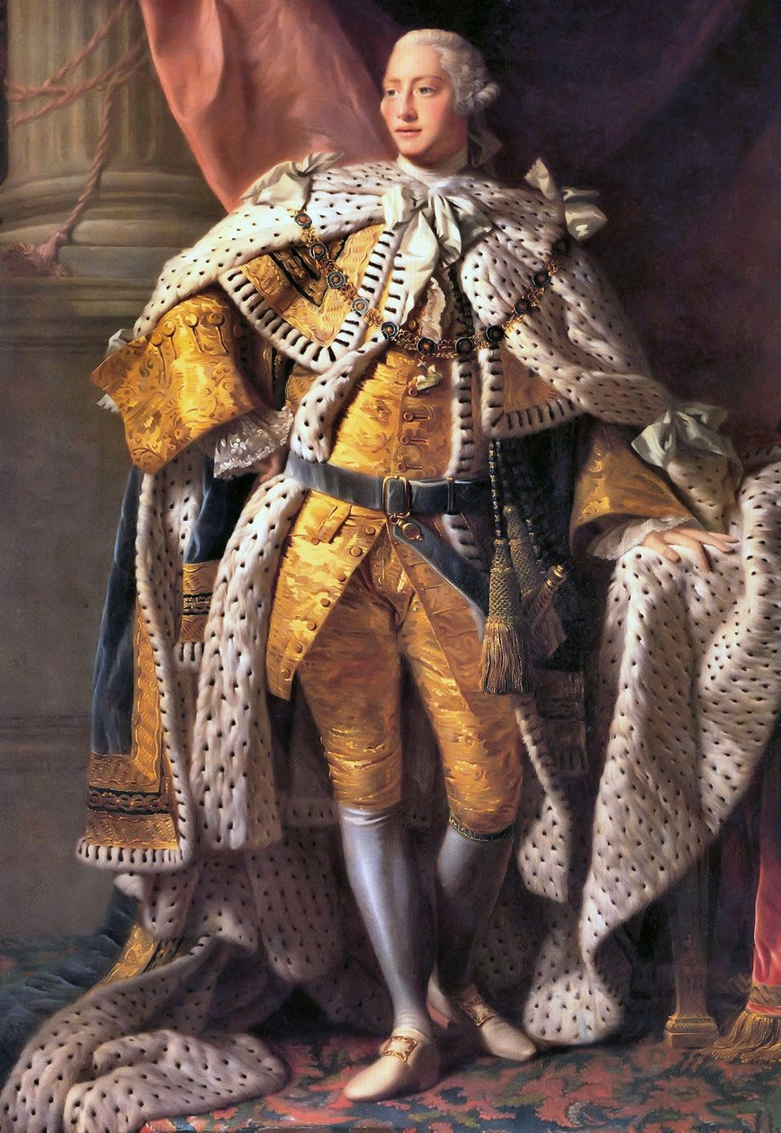 Král Jiří III. od Allan Ramsay