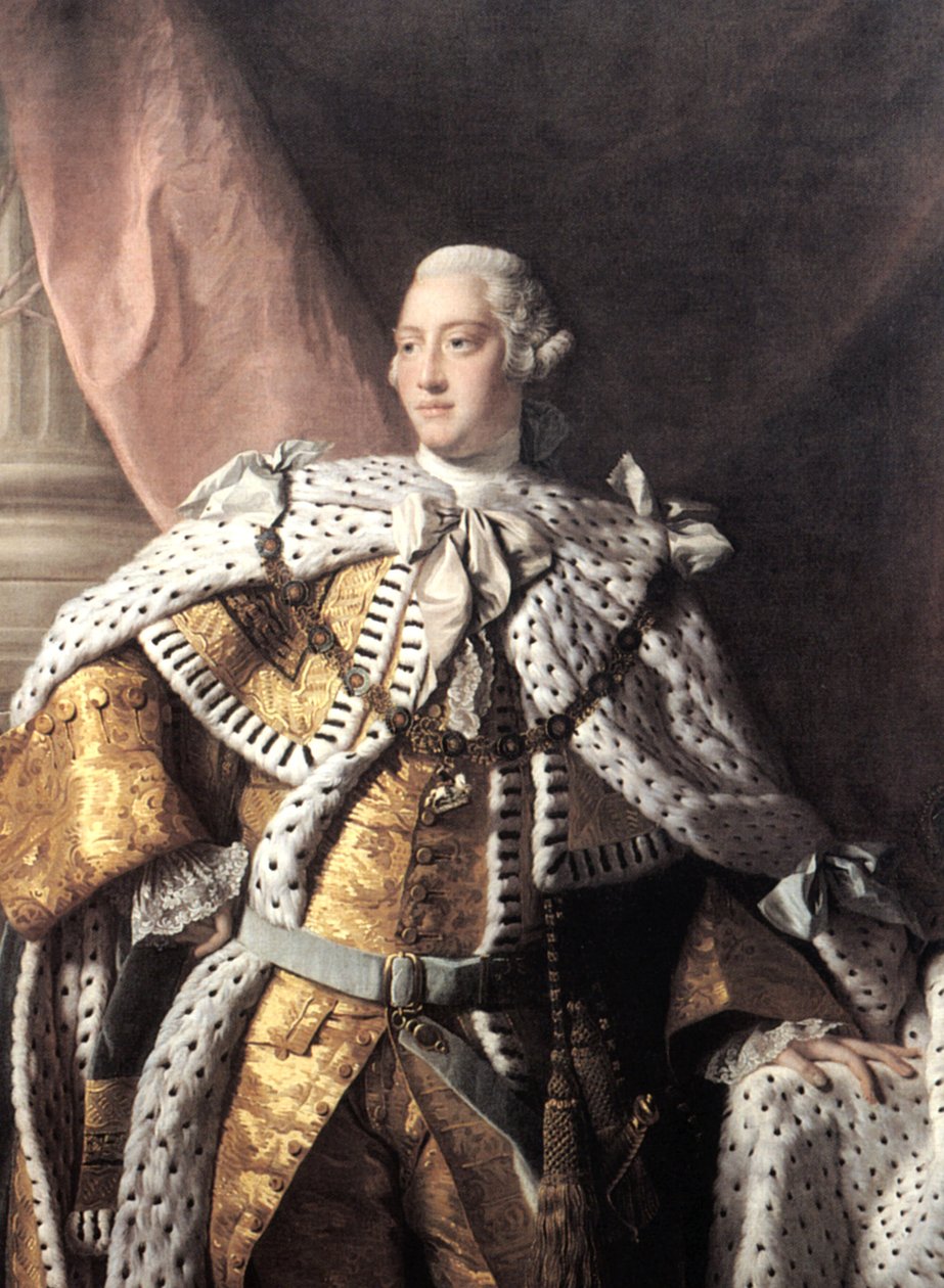 Král Jiří III., kolem roku 1767 od Allan Ramsay