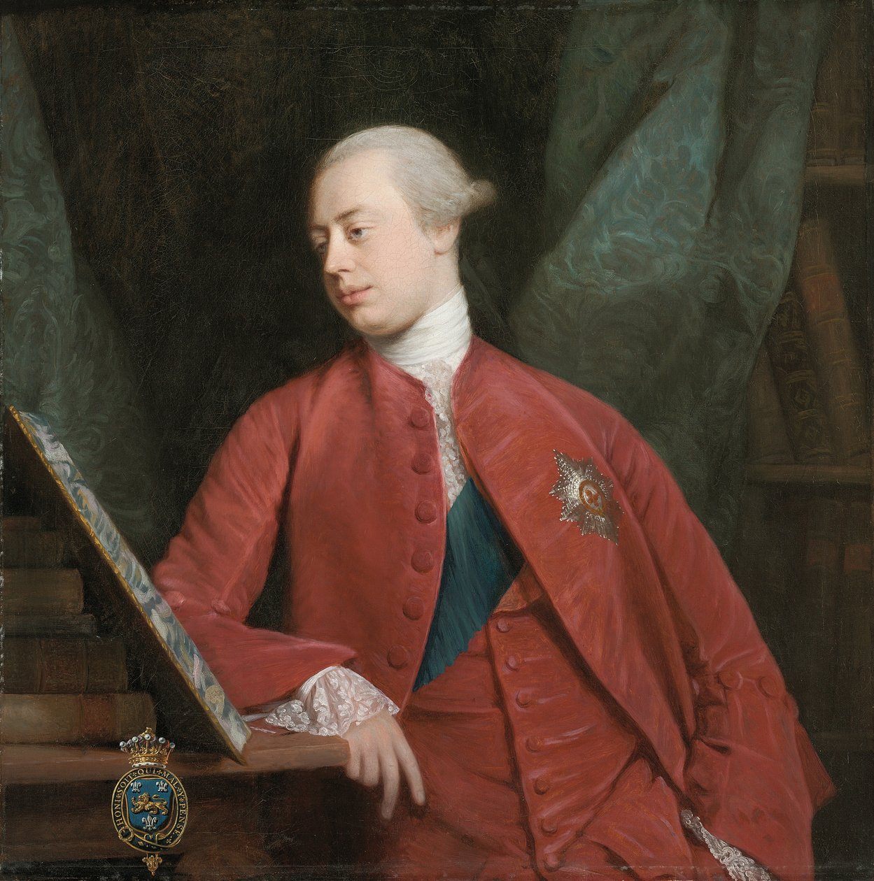 Portrét Fredericka, lorda Northa K. G., později 2. hraběte z Guildfordu od Allan Ramsay