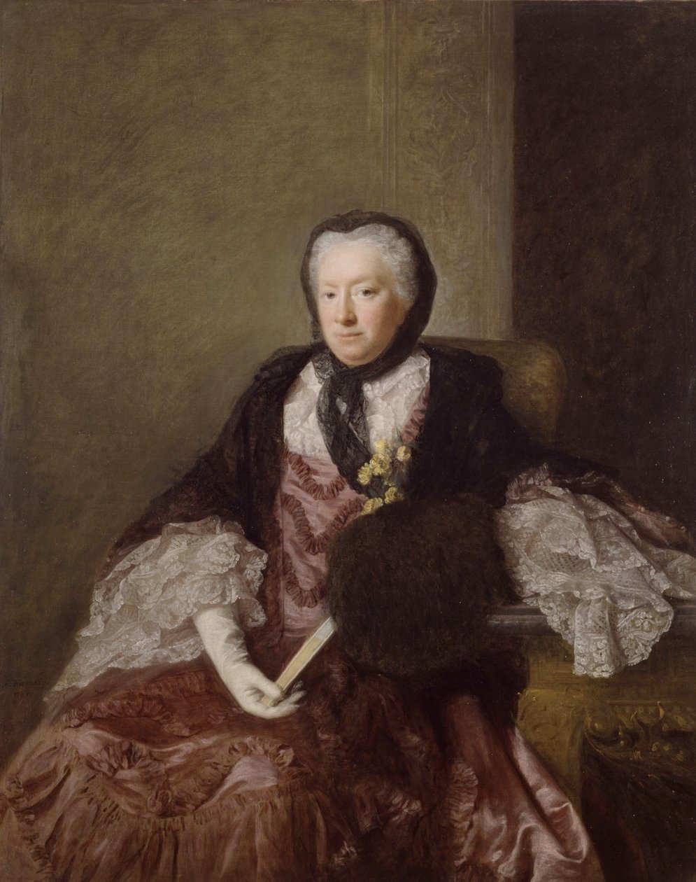 Portrét paní Mary Martin, 1761 od Allan Ramsay