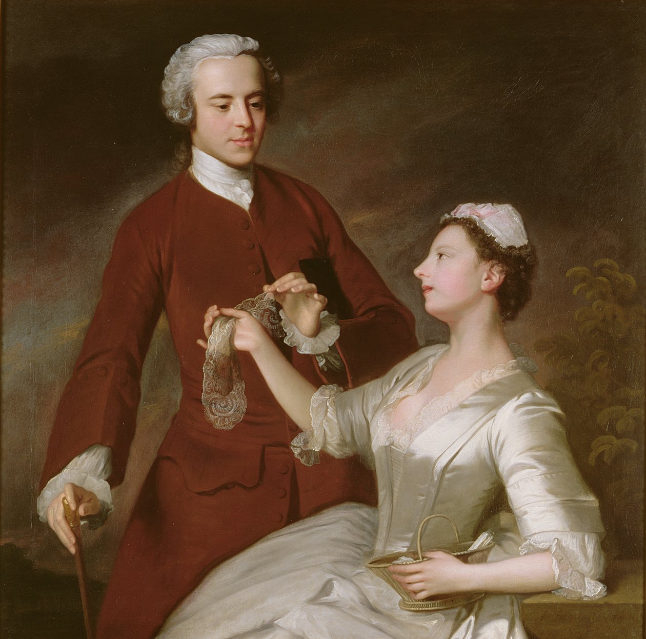 Portrét sira Edwarda a lady Turnerové, 1740 od Allan Ramsay