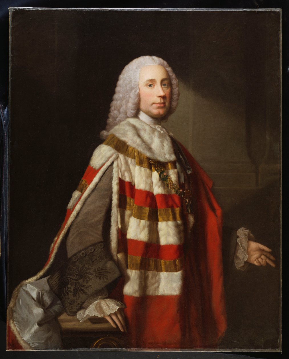 Portrét šlechtice, považovaný za Jamese, 8. hraběte z Moray od Allan Ramsay