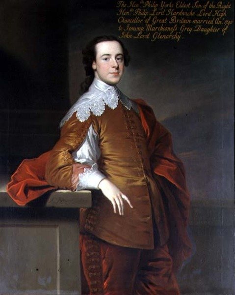 Portrét ctihodného Philipa Yorka od Allan Ramsay