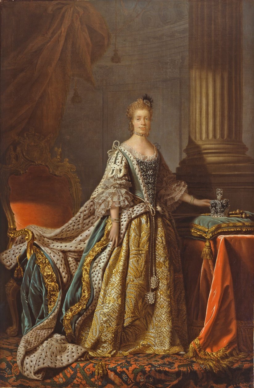 Královna Šarlota od Allan Ramsay