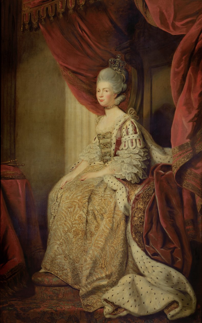 Královna Charlotte od Allan Ramsay