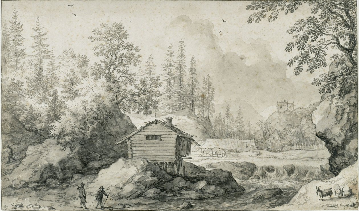Severská krajina od Allart van Everdingen