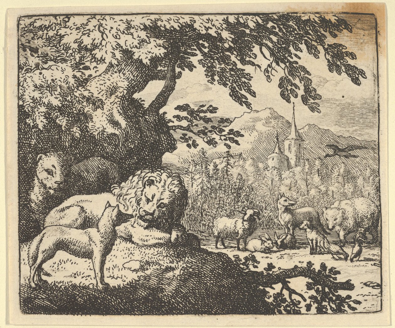 Renard pokračuje ve svých lžích, 1650-75. od Allart van Everdingen