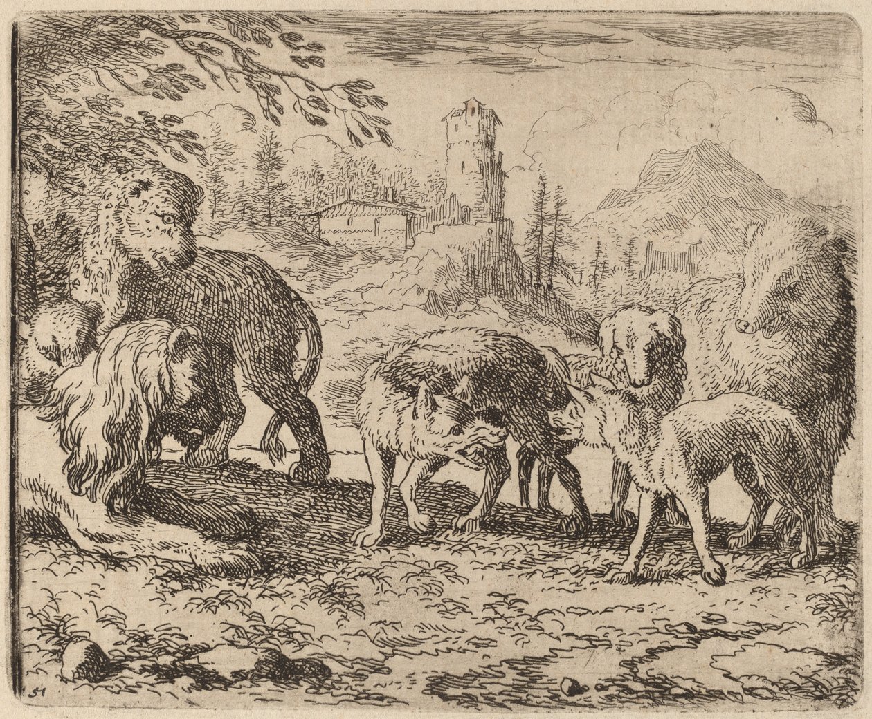 Reynard odsouzen od Allart van Everdingen