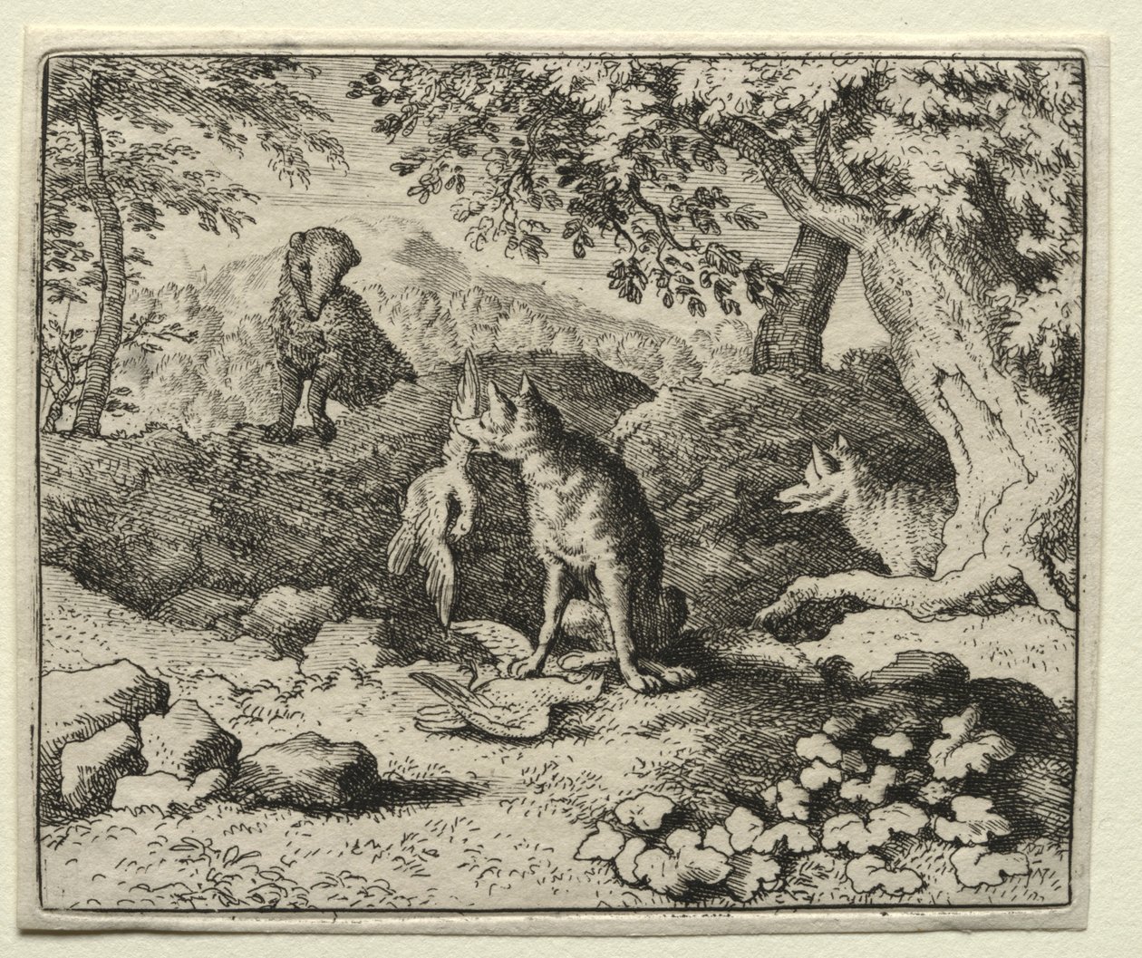 Reynard the Fox: Badger přichází varovat Reynarda. od Allart van Everdingen