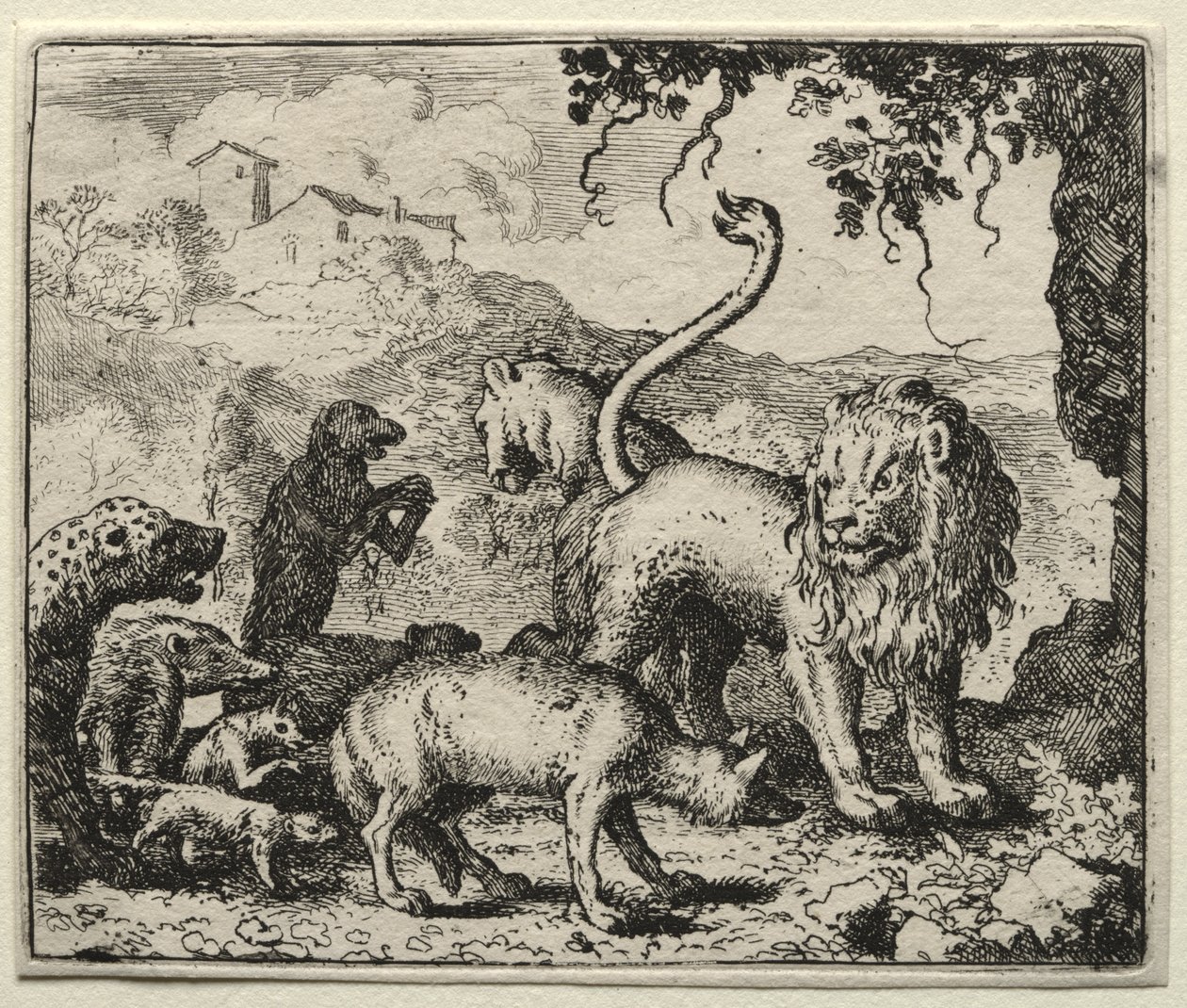 Reynard the Fox: First Complaint of the Wolf od Allart van Everdingen