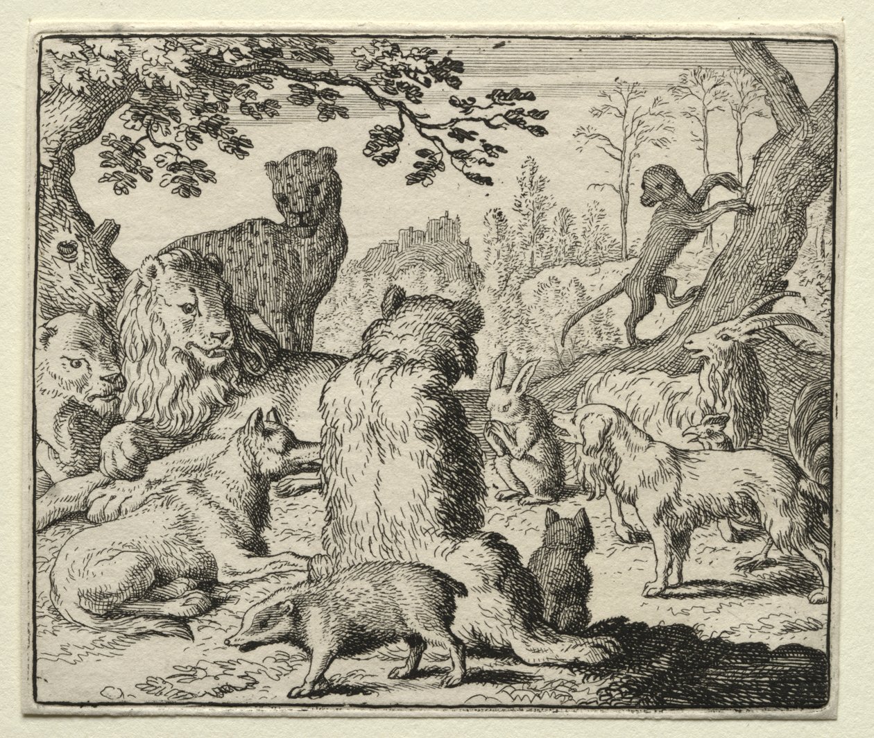 Reynard the Fox: Lion Orders Hledání Reynarda od Allart van Everdingen