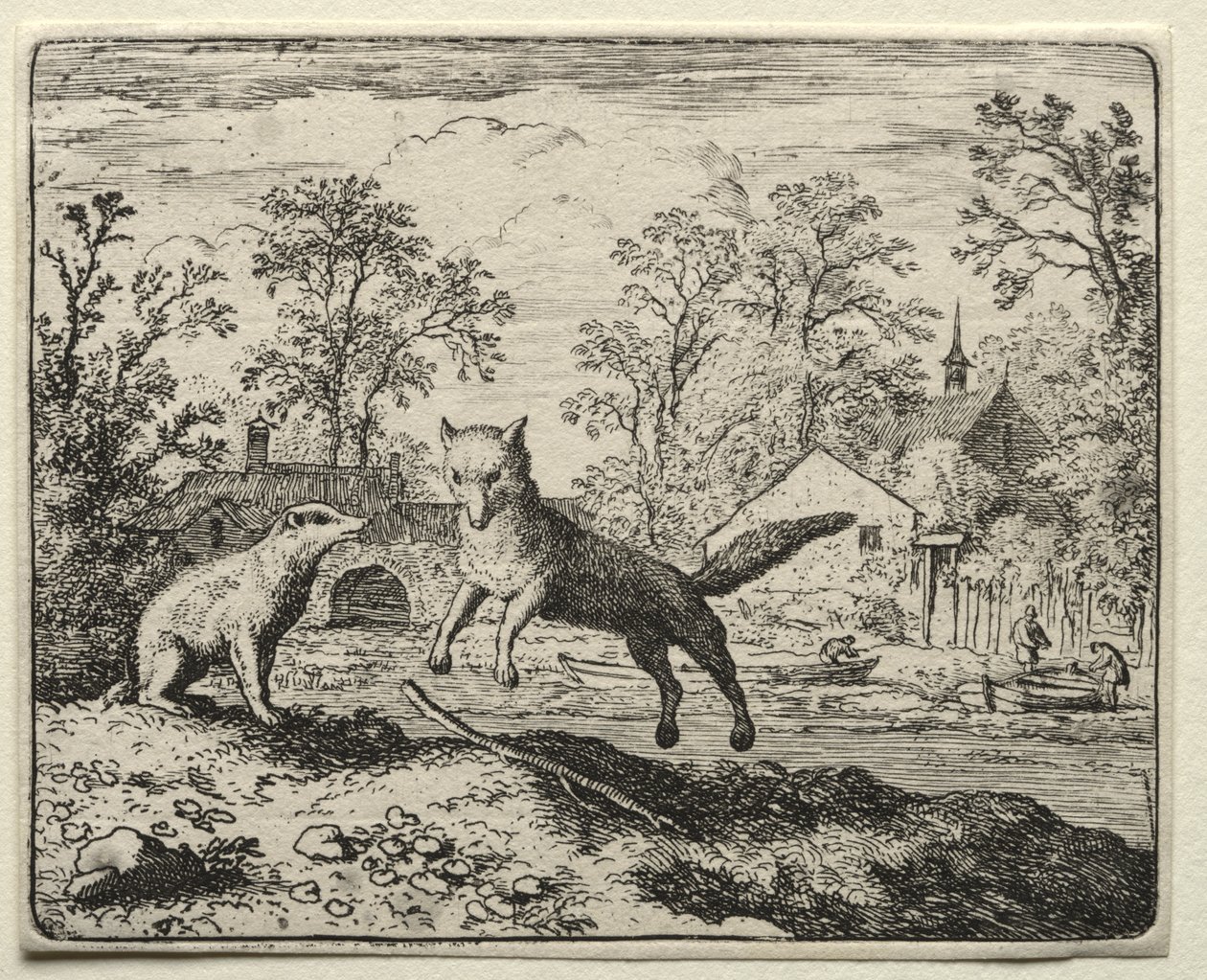 Reynard the Fox: Reynard dělá pokání od Allart van Everdingen